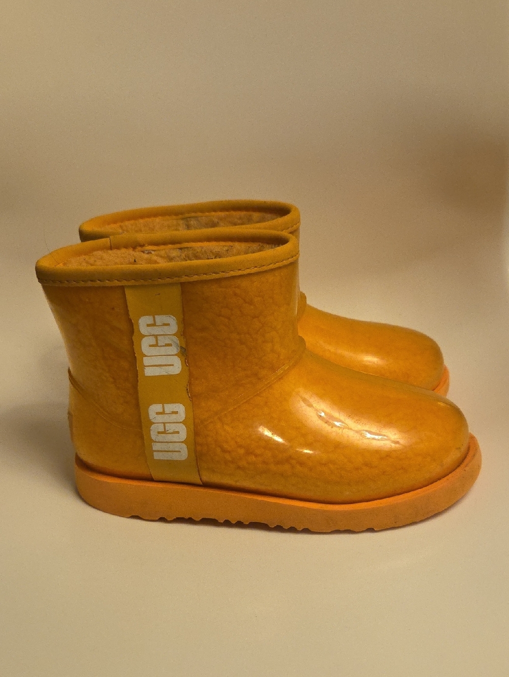 UGG Kids Orange Waterproof Cozy Lined Boot